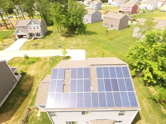 Home solar panel installation in Cincinnati, Ohio